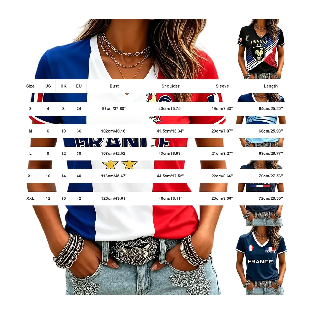 Football Team 2026 T-Shirt Fan Football World Cup 2026 Graphic Football Jersey — B#bleu