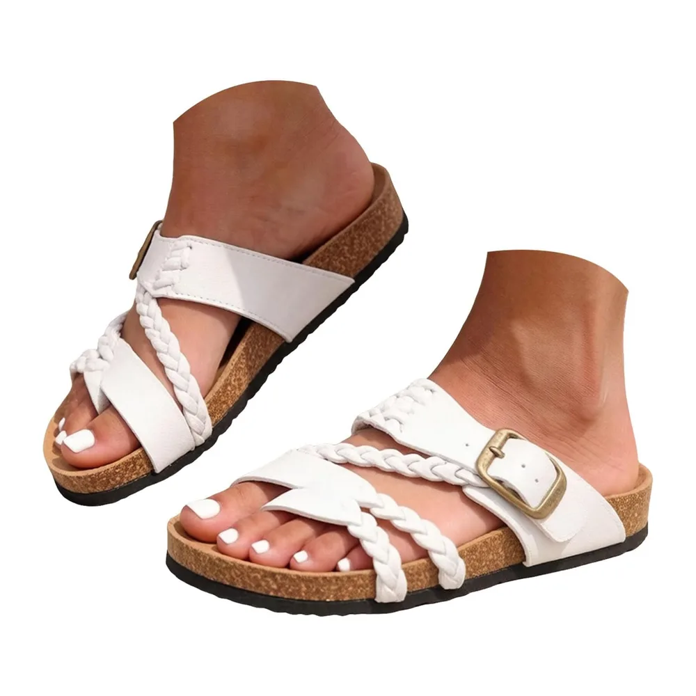 Slip On Sandals — Blanc