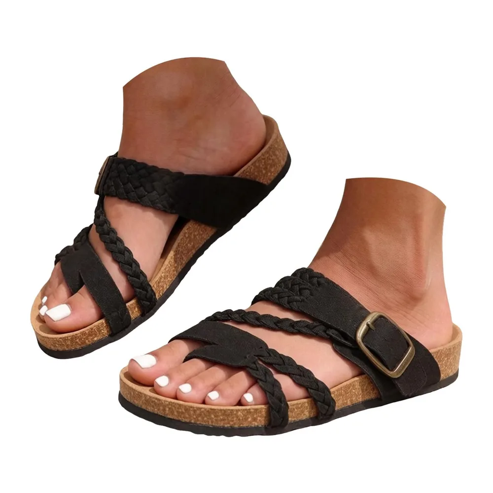 Slip On Sandals — Noir