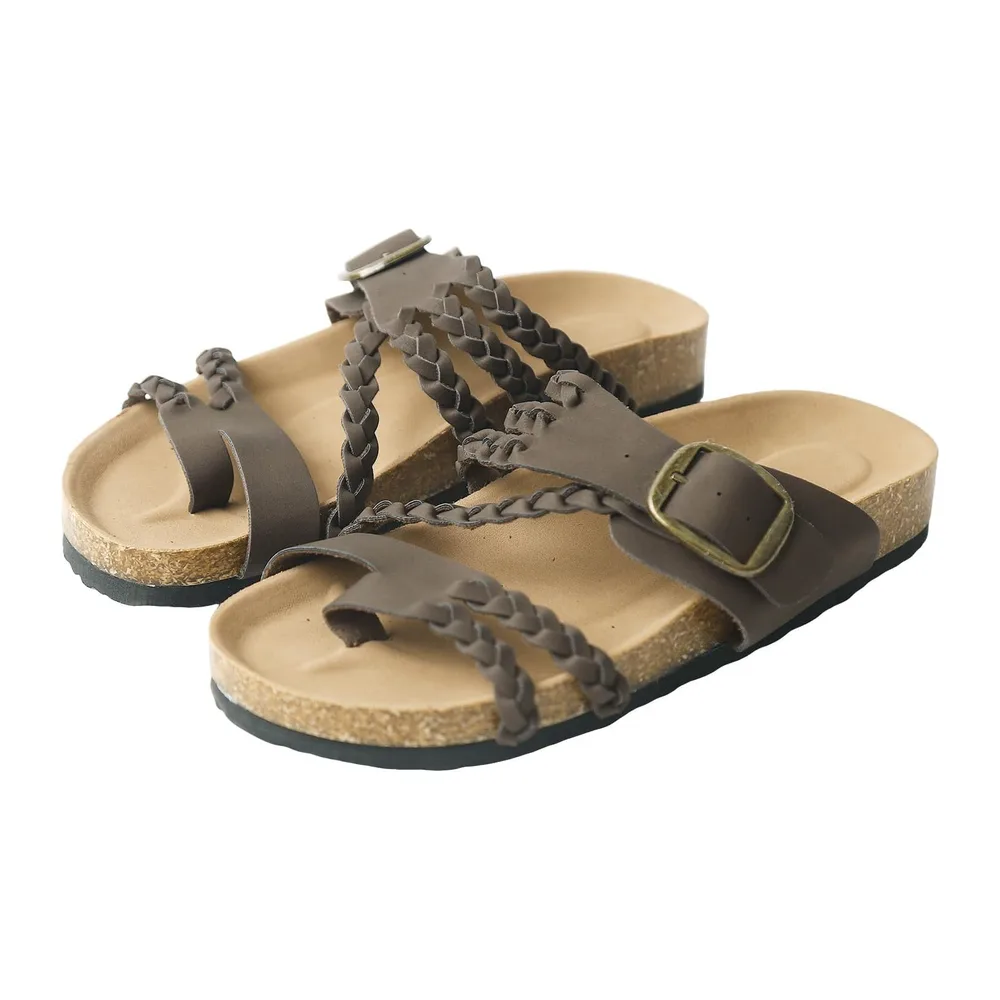 Slip On Sandals — Marron