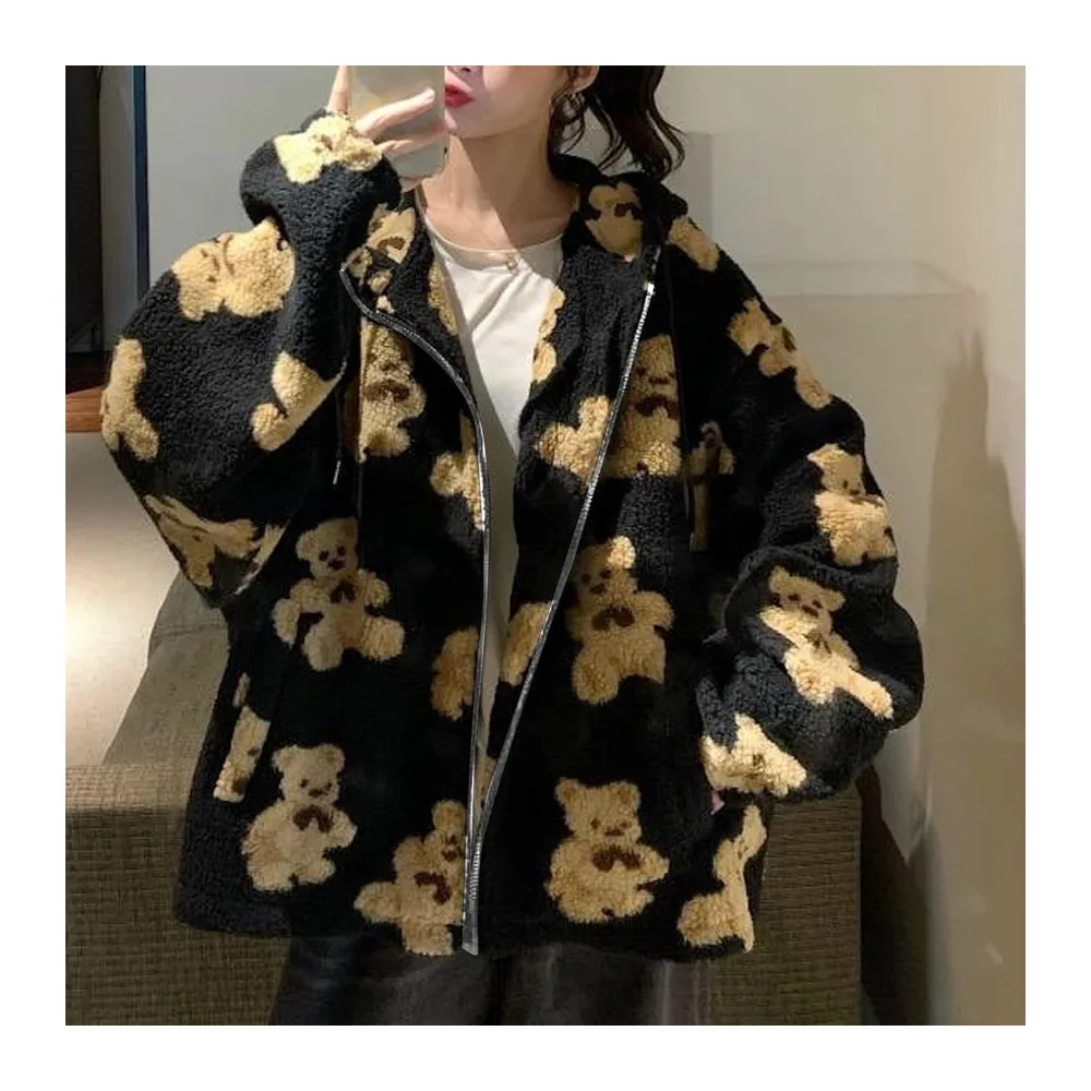 Cartoon Zip Sweatshirt Jacket — A-le Noir
