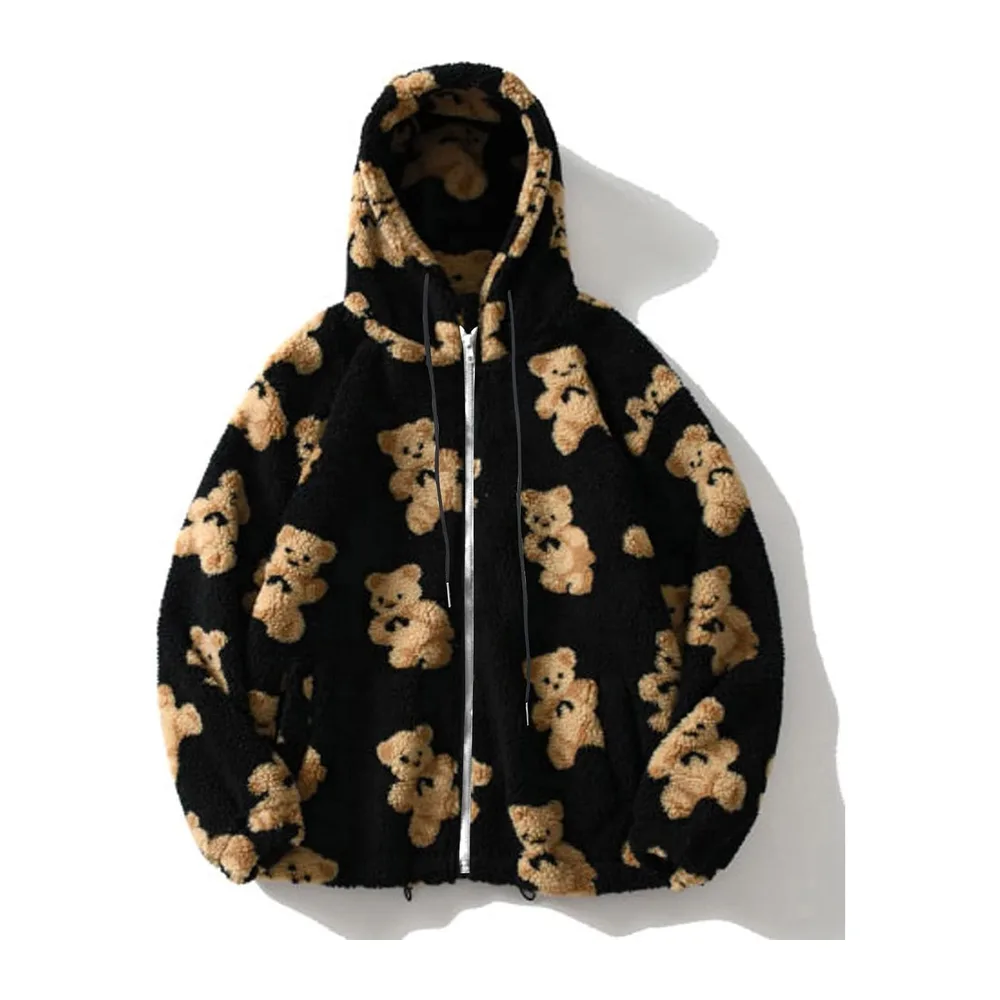 Cartoon Zip Sweatshirt Jacket — A-le Noir