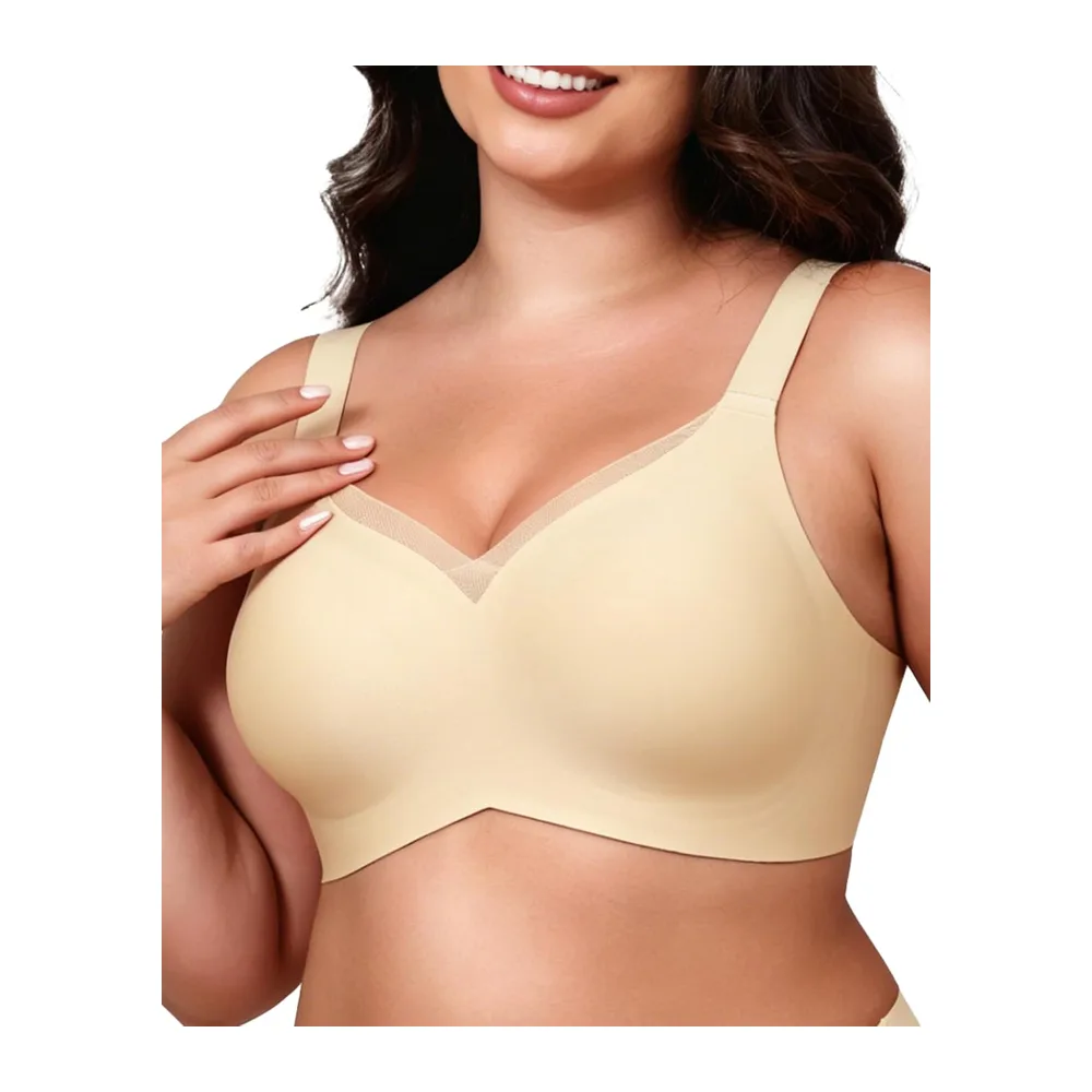 Seamless Bra Seamless V-Neck Push-Up Bra — Peau