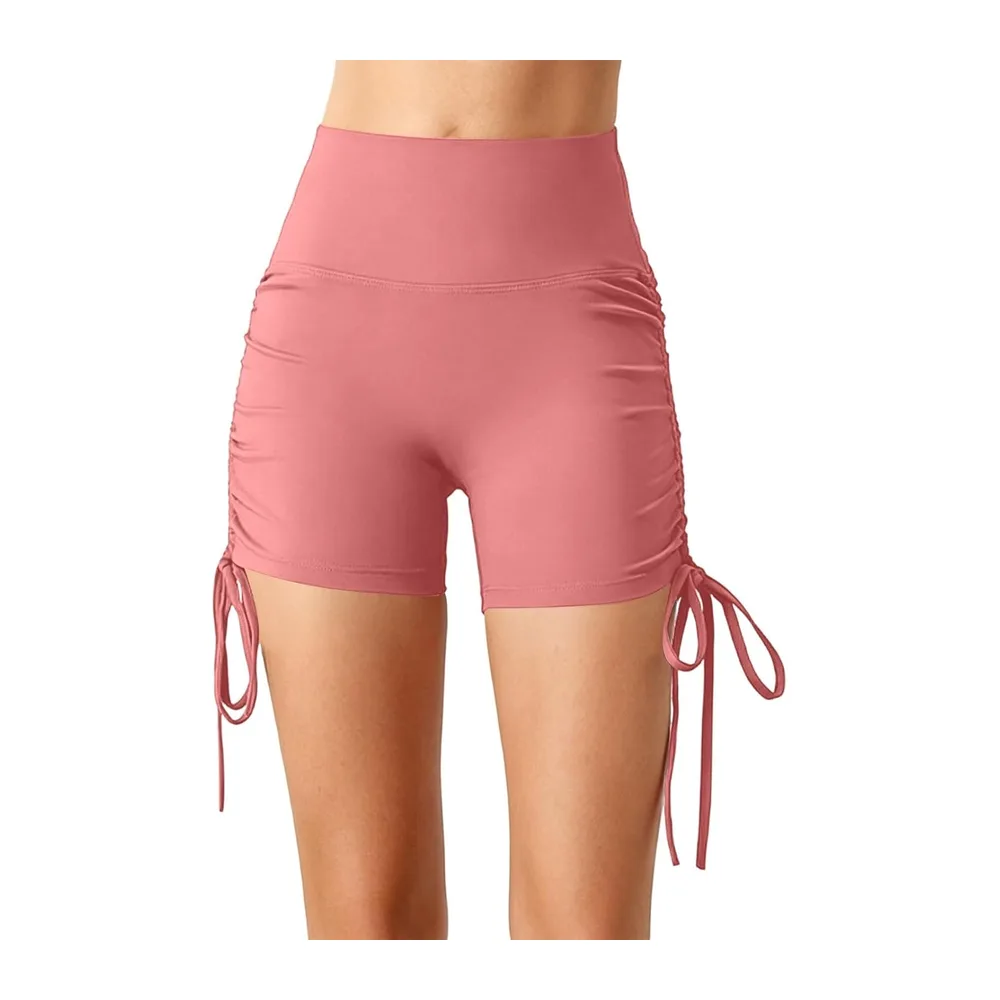 Pantalon de pole dance avec cordon de serrage, short de yoga, fitness — O Rouge Pastèque