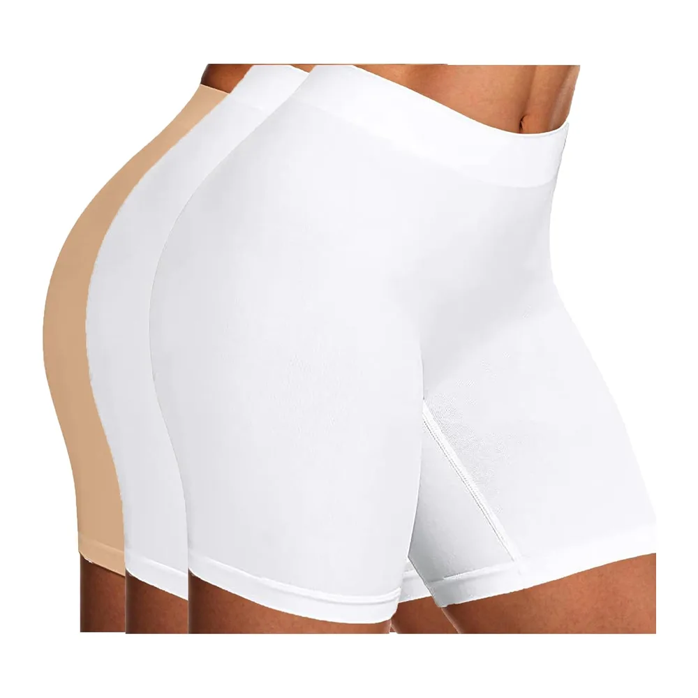 Set of 3 Seamless Flat Tummy Shorts Breathable — G35# Lot de 3 Shorty Gainant
