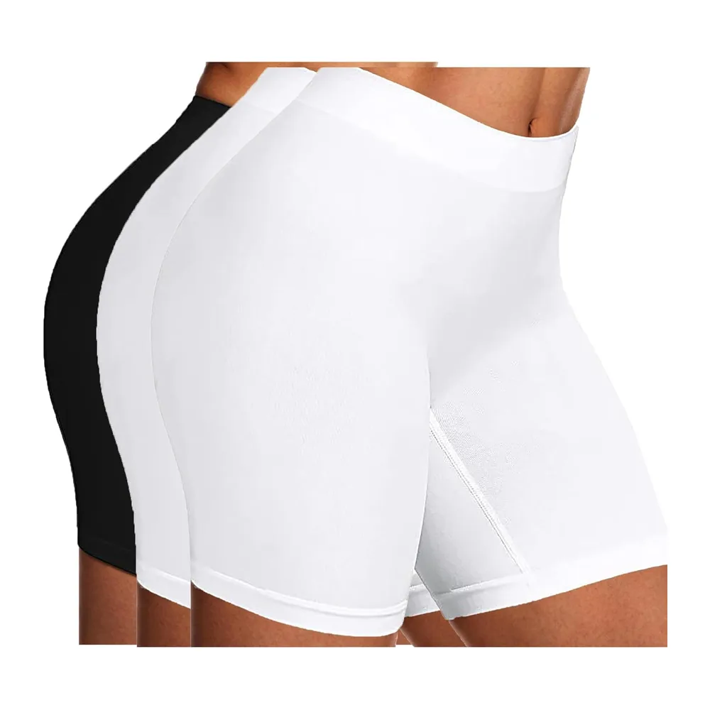 Set of 3 Seamless Flat Tummy Shorts Breathable — H40# Lot de 3 Shorty Gainant