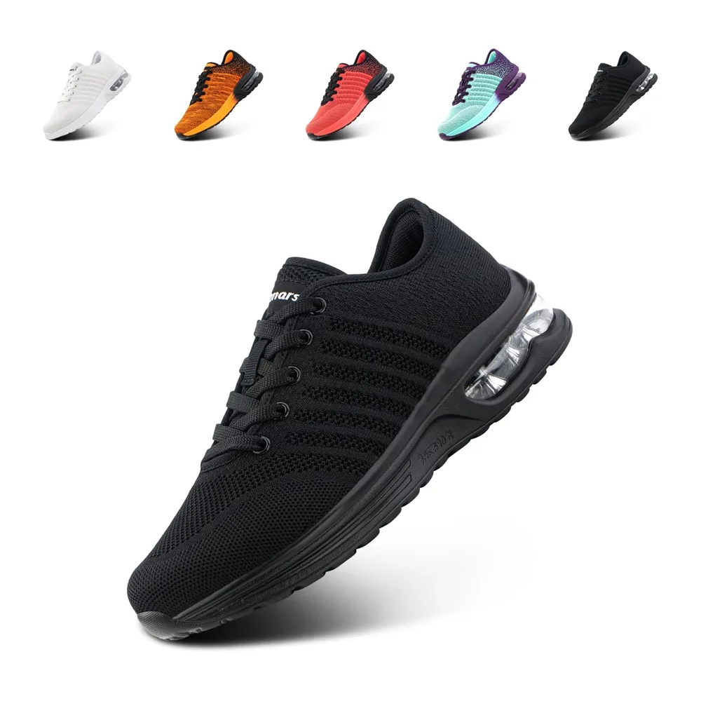 Basket Chaussure Running Chaussures de Sport Sneakers Running — Chaussure Running Noir D