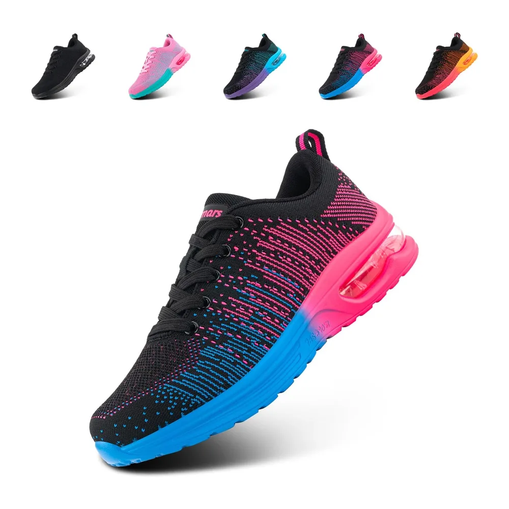 Basket Chaussure Running Chaussures de Sport Sneakers — Chaussure Running Rose Bleu E
