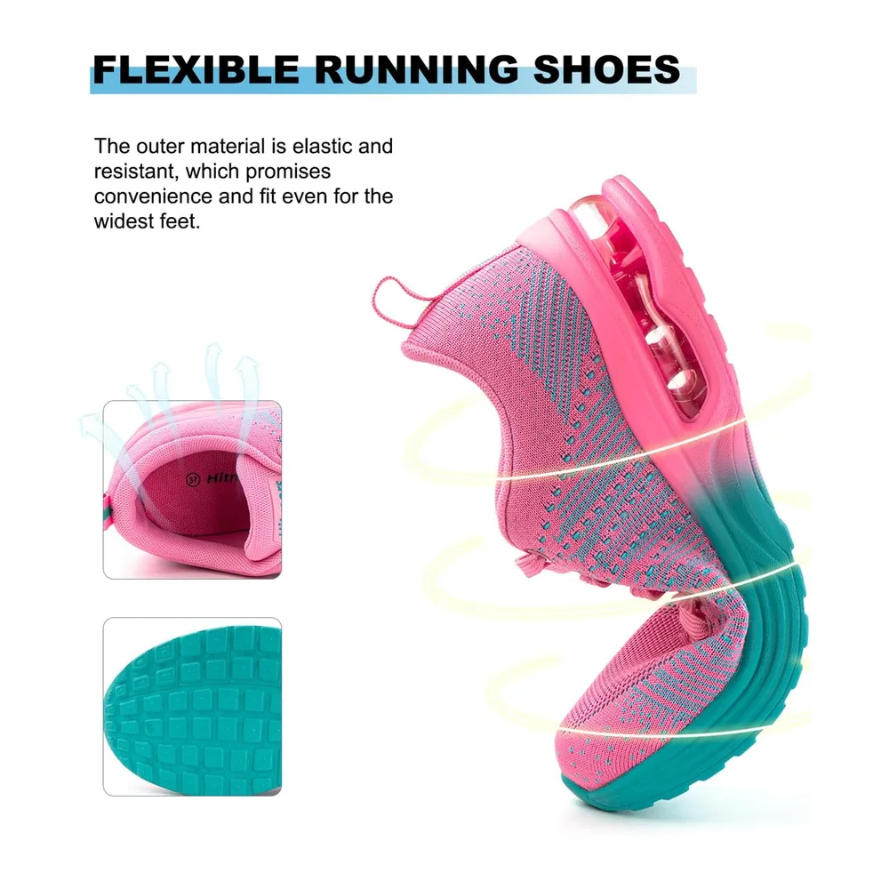 Basket Chaussure Running Chaussures de Sport Sneakers Running — Chaussure Running Rose E