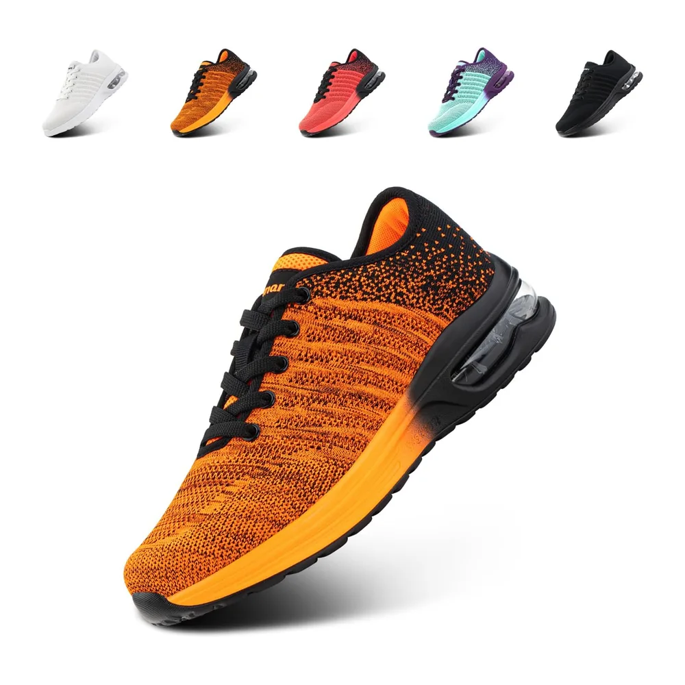 Basket Chaussure Running Chaussures de Sport Sneakers — Chaussure Running Orange D
