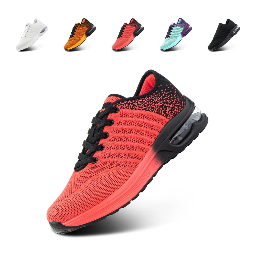 Basket Chaussure Running Chaussures de Sport Sneakers Running — Chaussure Running Rouge D