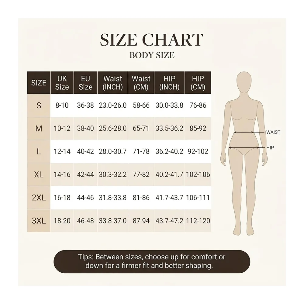 High Waist Flat Tummy Slimming Panties, Invisible Seamless Slimming Panty — Beige