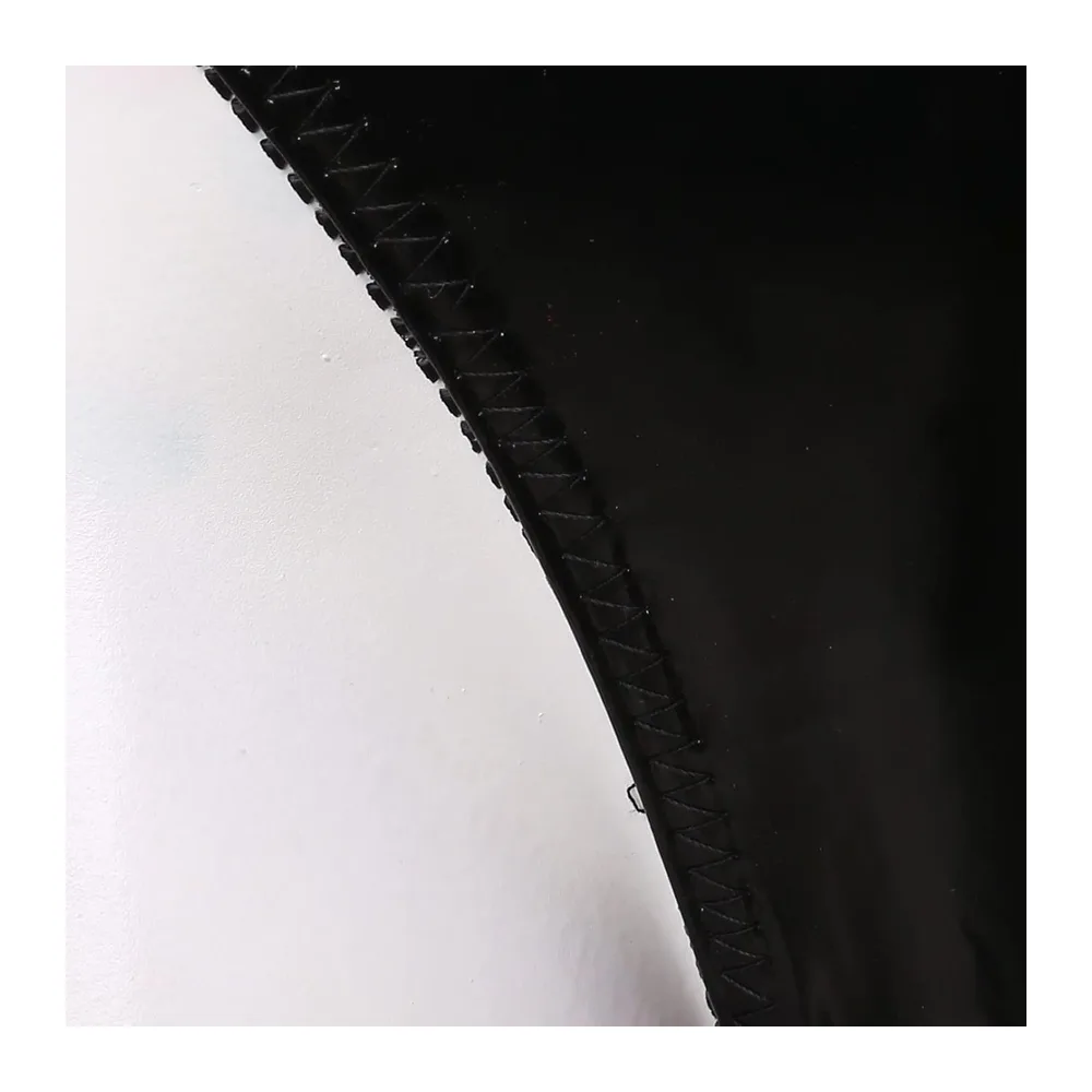 Lingerie Sexy Ensemble Nuisette Déshabillé String et Soutien-Gorge Satin — Le Noir