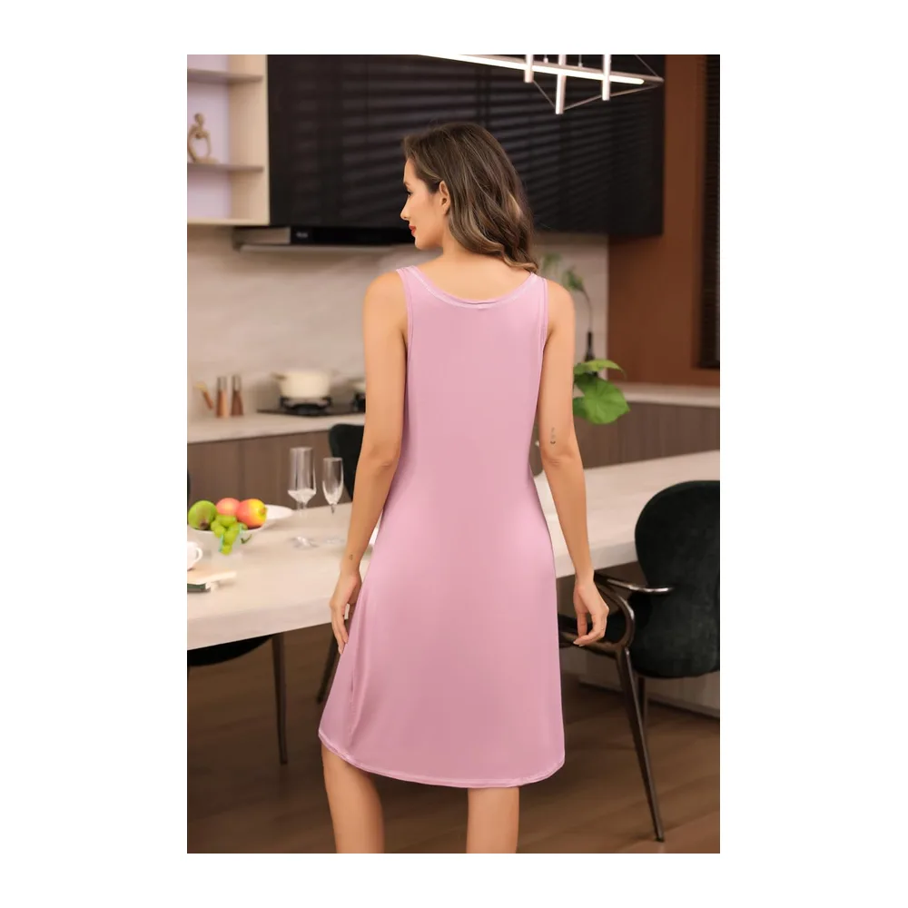 Modal Babydoll Nightgowns with Wide Straps — Rose Clair