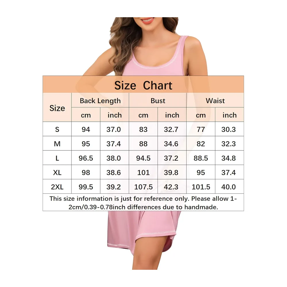Modal Babydoll Nightgowns with Wide Straps — Rose Clair