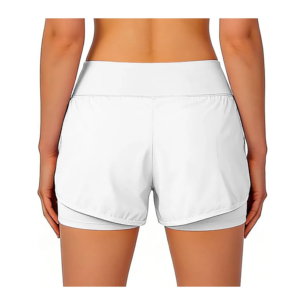 Short de Yoga élégant à Jambes Larges et Taille Haute, avec Ceinture élastique, idéal