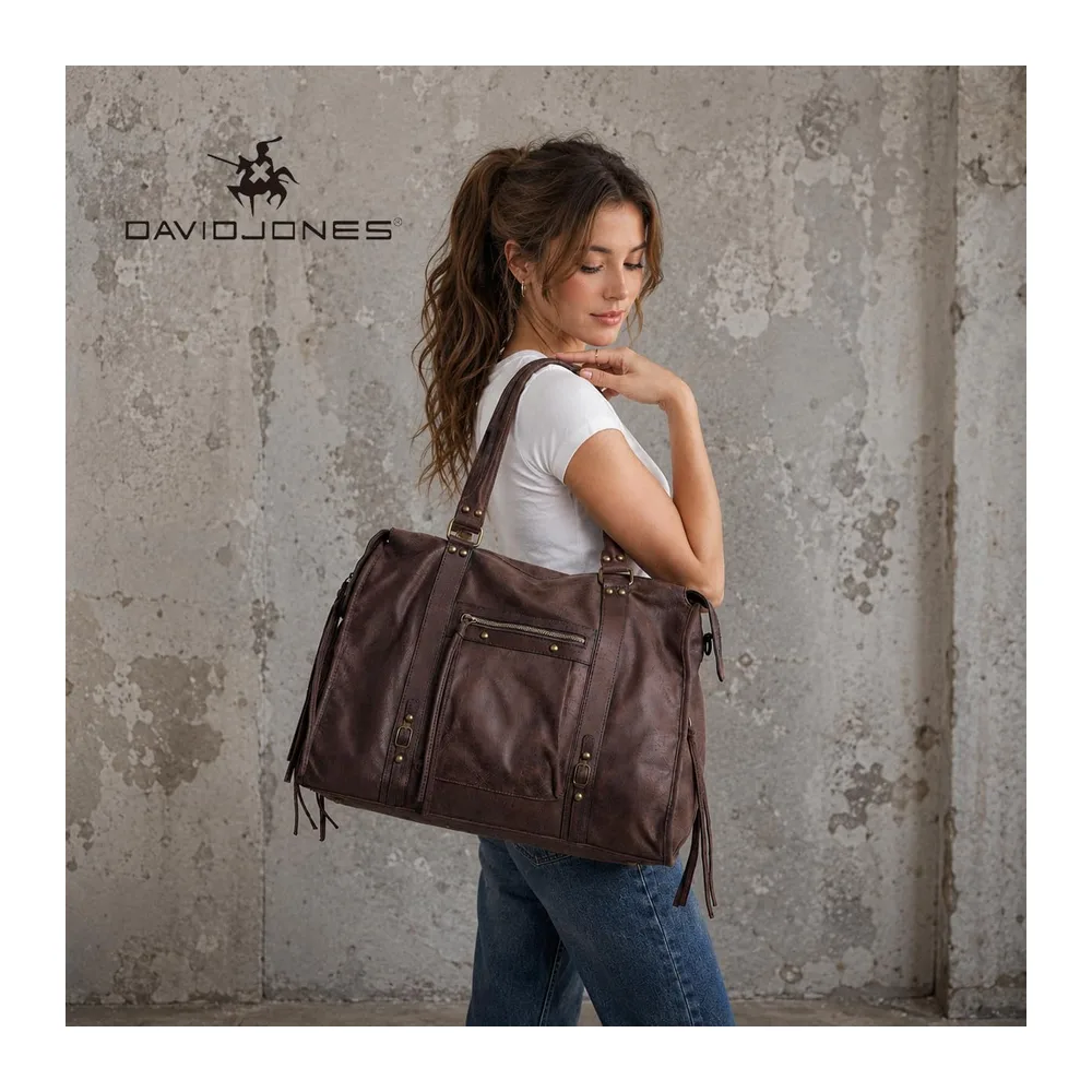 Grand Sac à Main Cabas Fourre-Tout Daim Suède
