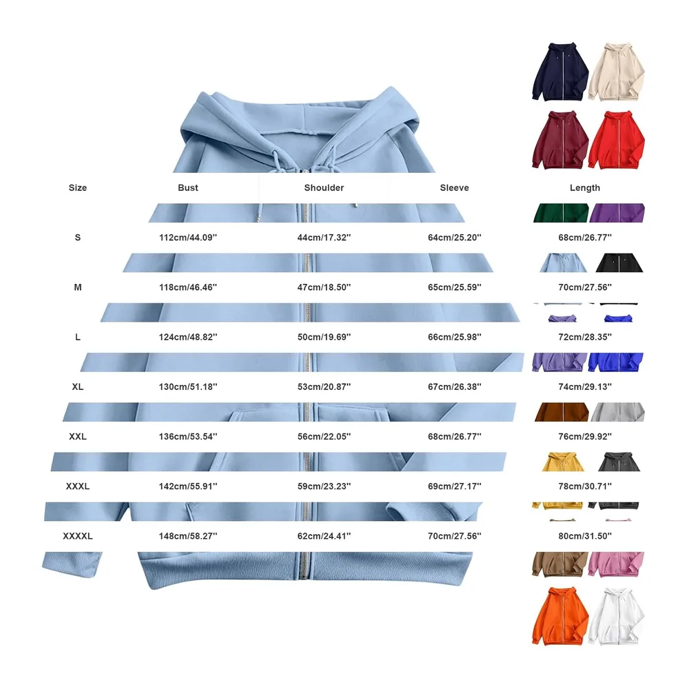 Sweatshirts Chic et Élégant Automne Hiver Zippé avec Poches Manteau Manches Longues — Gris