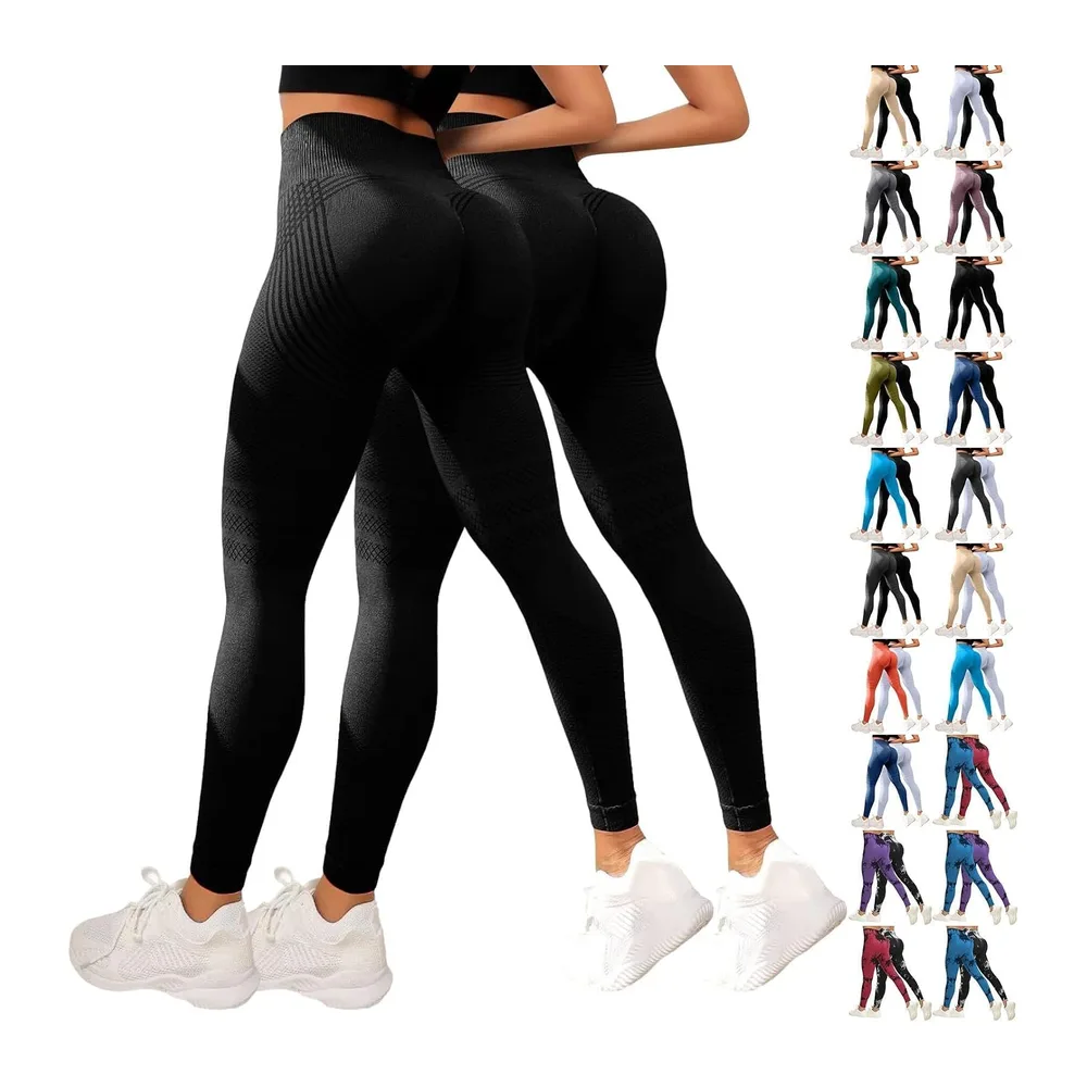 2026 Luveon Original 3D Anti-Cellulite Leggings, 3D Anti-Cellulite — A-noir + Gris Foncé