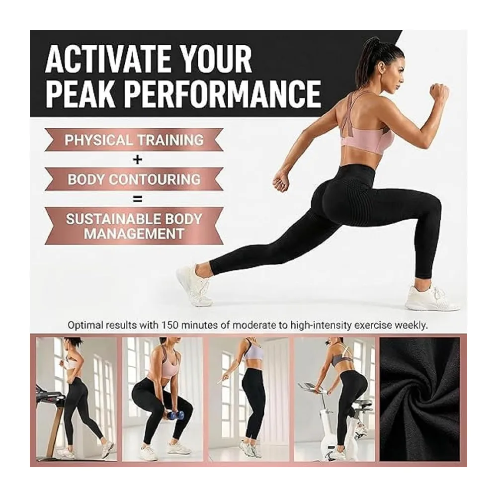 2026 Luveon Original 3D Anti-Cellulite Leggings, 3D Anti-Cellulite — A-noir + Gris Foncé
