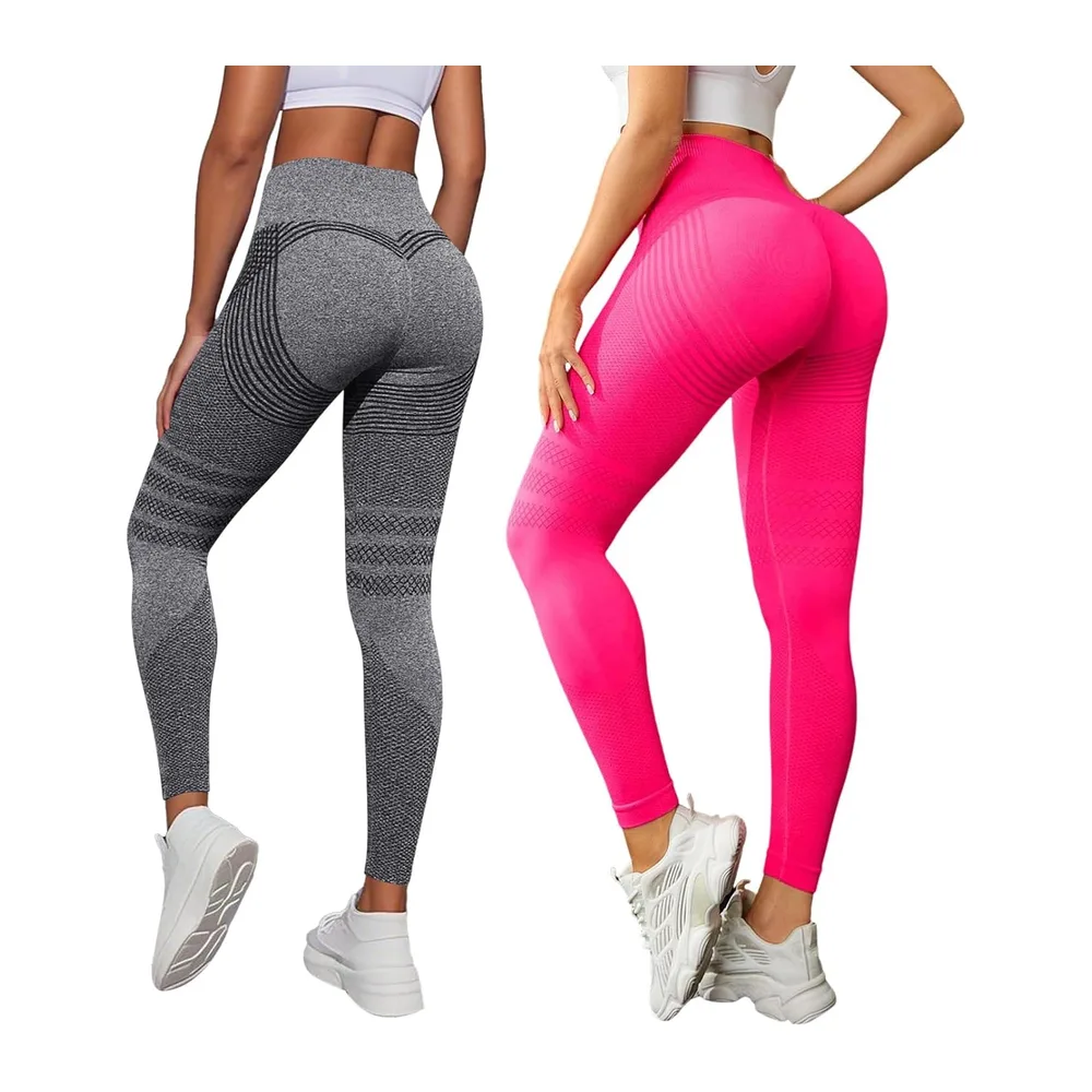 2026 Anti-Cellulite Leggings, 3D Anti-Cellulite Leggings, Lipoedeme — E-gris + Rose Vif