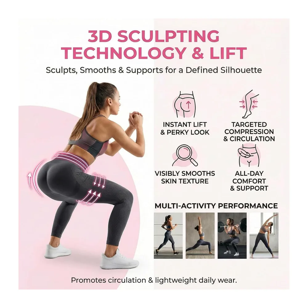 2026 Anti-Cellulite Leggings, 3D Anti-Cellulite Leggings, Lipoedeme — E-gris + Gris Foncé