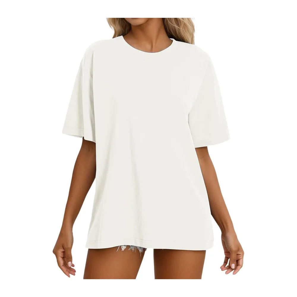 T-Shirt Long Sleeve T-Shirt Short Sleeve Slim Lightweight Breathable Comfortable — Beige