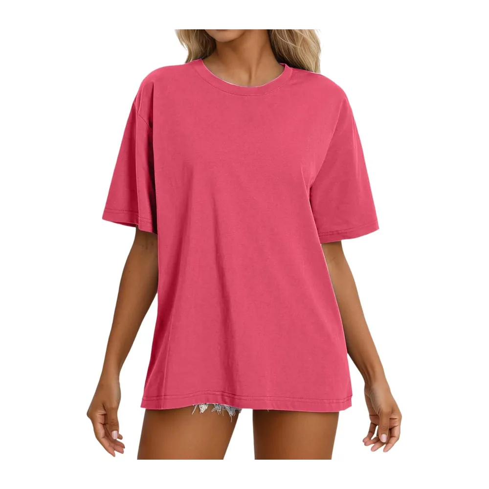 T-Shirt Long Sleeve T-Shirt Short Sleeve Slim Lightweight Breathable — Pastèque Rouge