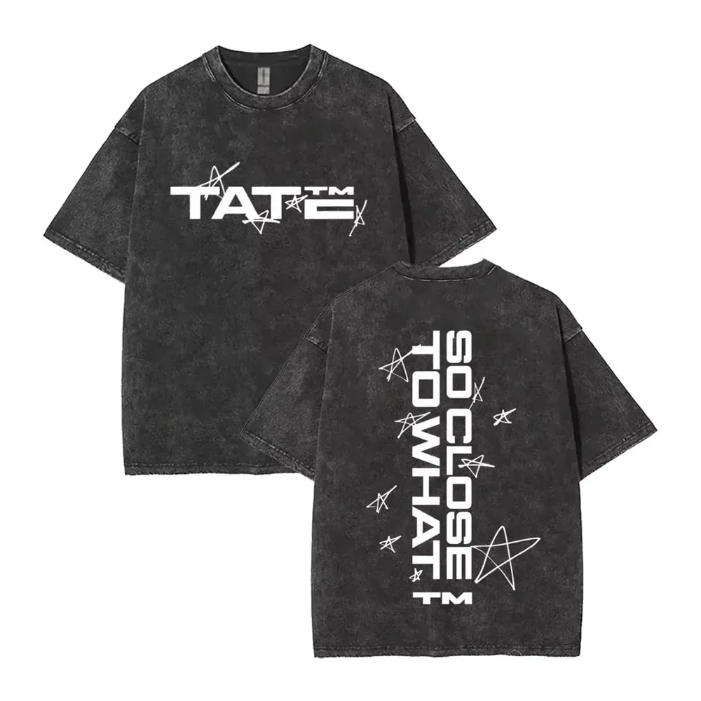 T-Shirt Haut À La Mode Et Polyvalent, T-Shirt Surdimensionné De Style Doux Et Cool — Grey5