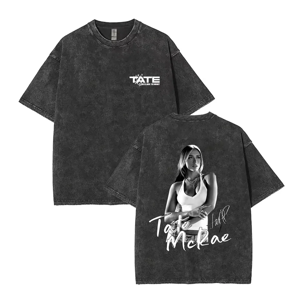 T-Shirt Haut À La Mode Et Polyvalent, T-Shirt Surdimensionné De Style Doux Et Cool — Grey2