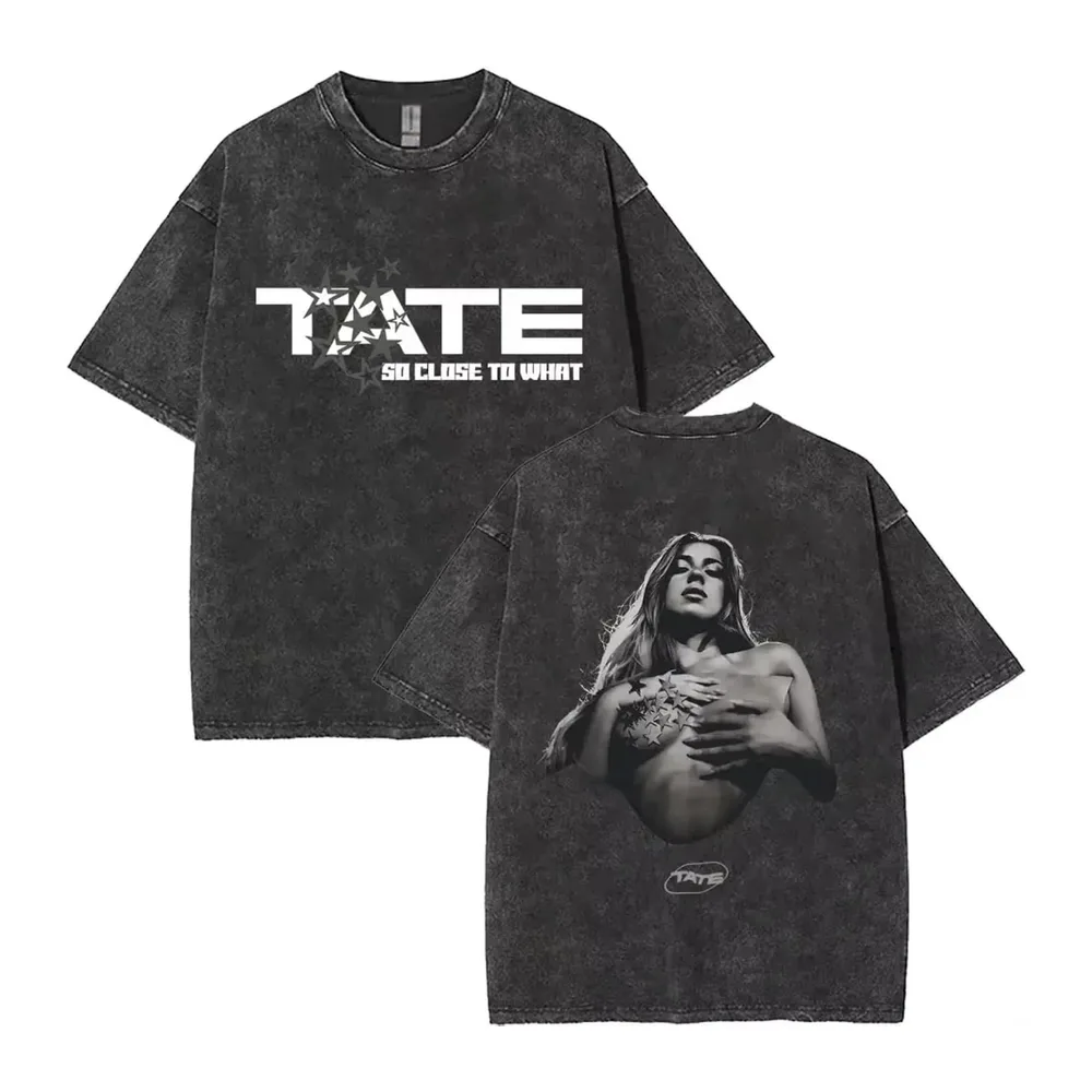 T-Shirt Haut À La Mode Et Polyvalent, T-Shirt Surdimensionné De Style Doux Et Cool — Grey3