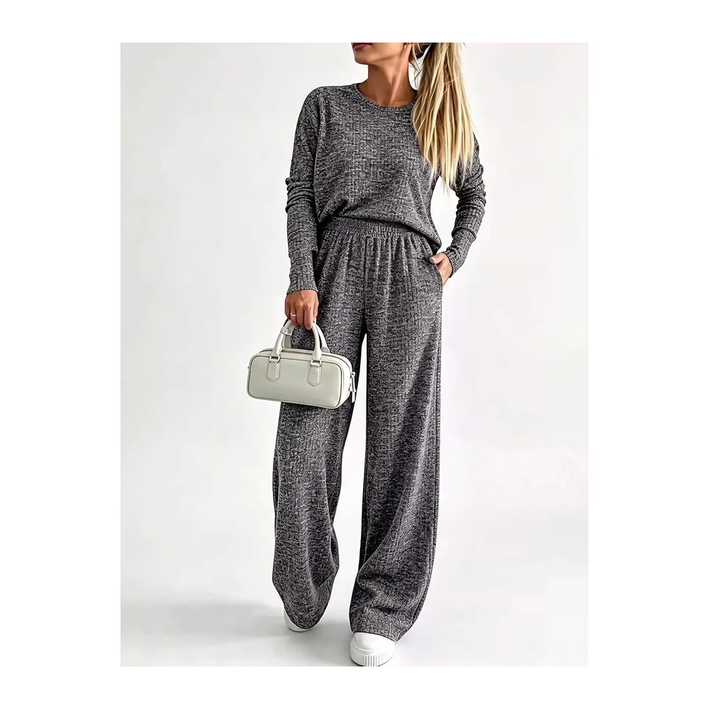 Survêtement Ensemble Jogging Décontracté Sportswear — Gris