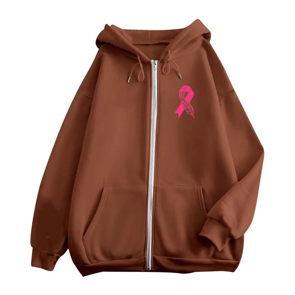 Sweat Octobre Rose — Marron