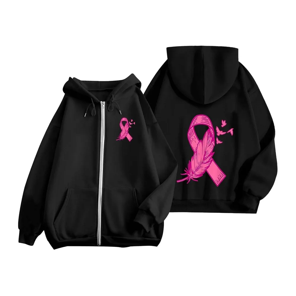 Sweat Octobre Rose — Noir