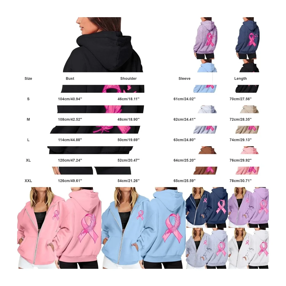 Sweat Octobre Rose — Noir