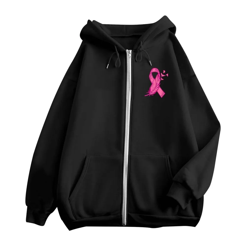 Sweat Octobre Rose — Noir