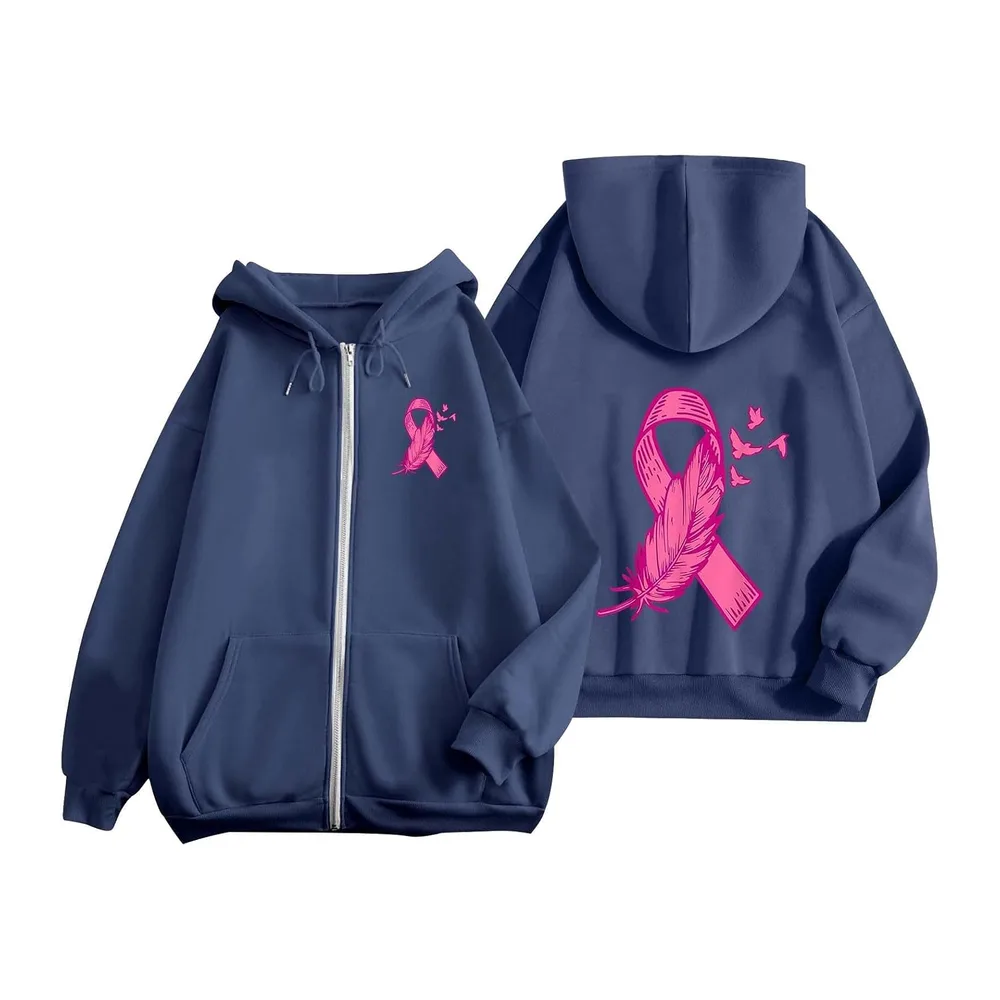 Sweat Octobre Rose — Dark Blue