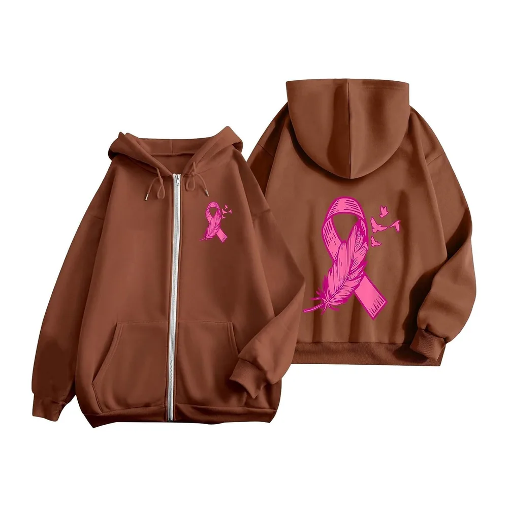 Sweat Octobre Rose — Marron