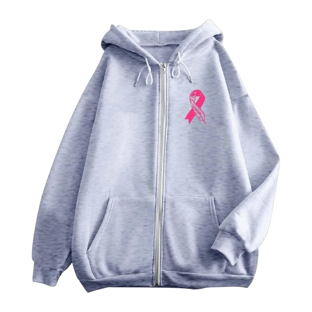 Sweat Octobre Rose — Gris