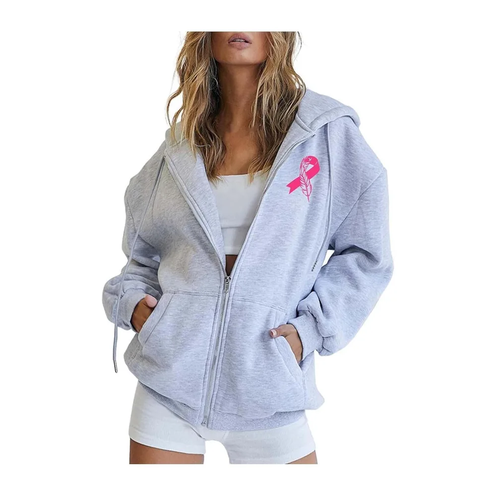 Sweat Octobre Rose — Gris