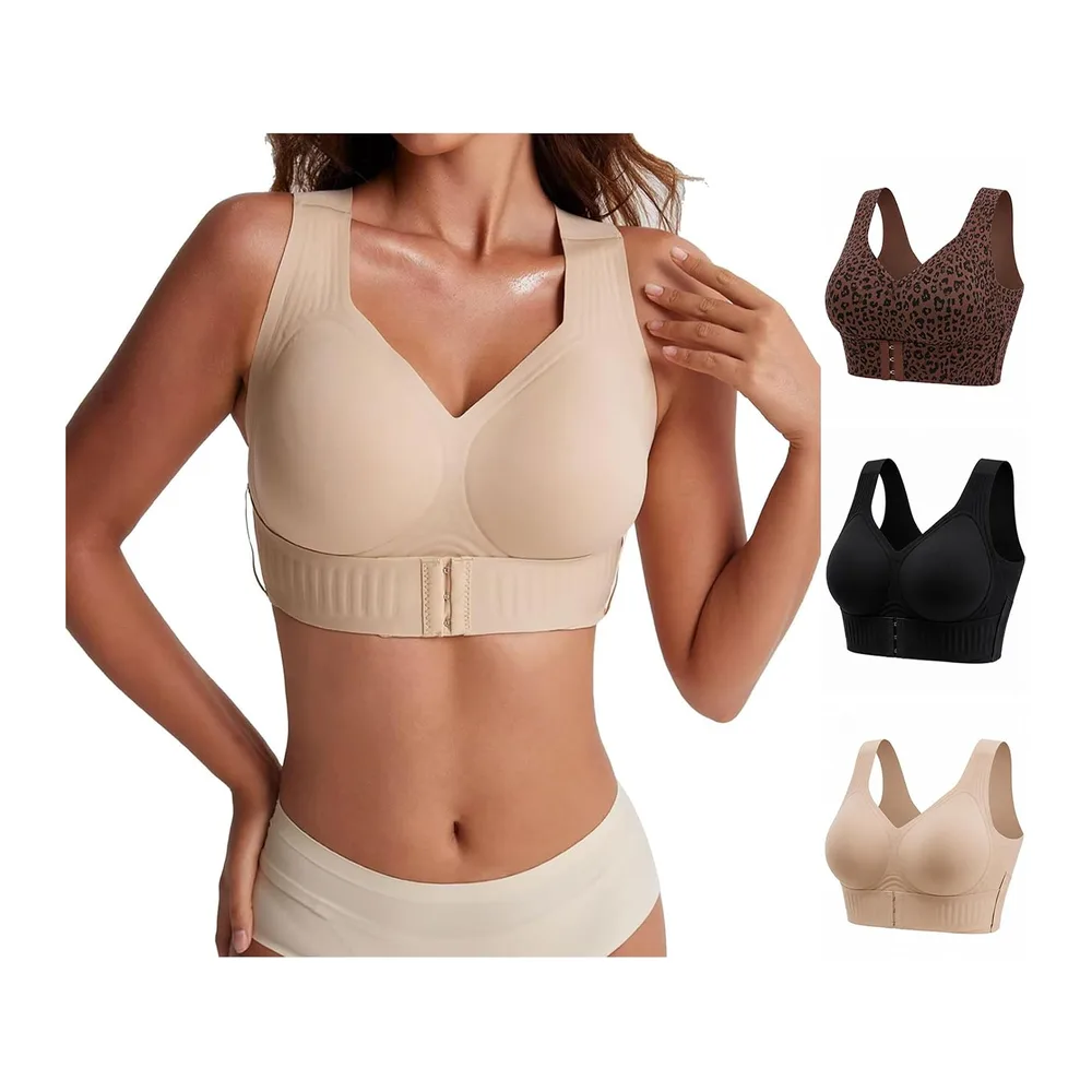 Up Posture Corrector Back Support Bra — # Beige