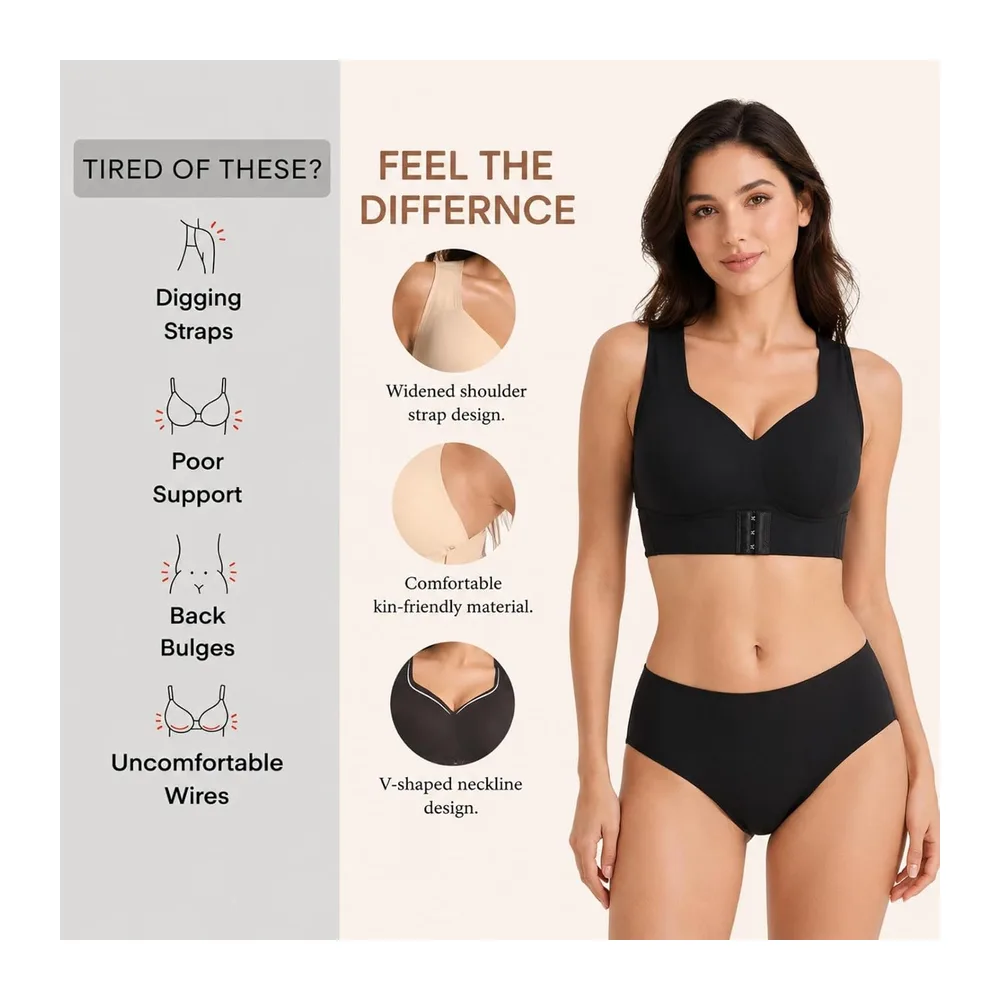 Up Posture Corrector Back Support Bra — Le Noir