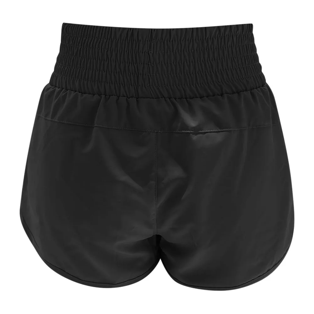 Jupe Short Sport Jupes Tennis Running 2 en 1 Taille Haute Chic Et Elegant — Noir