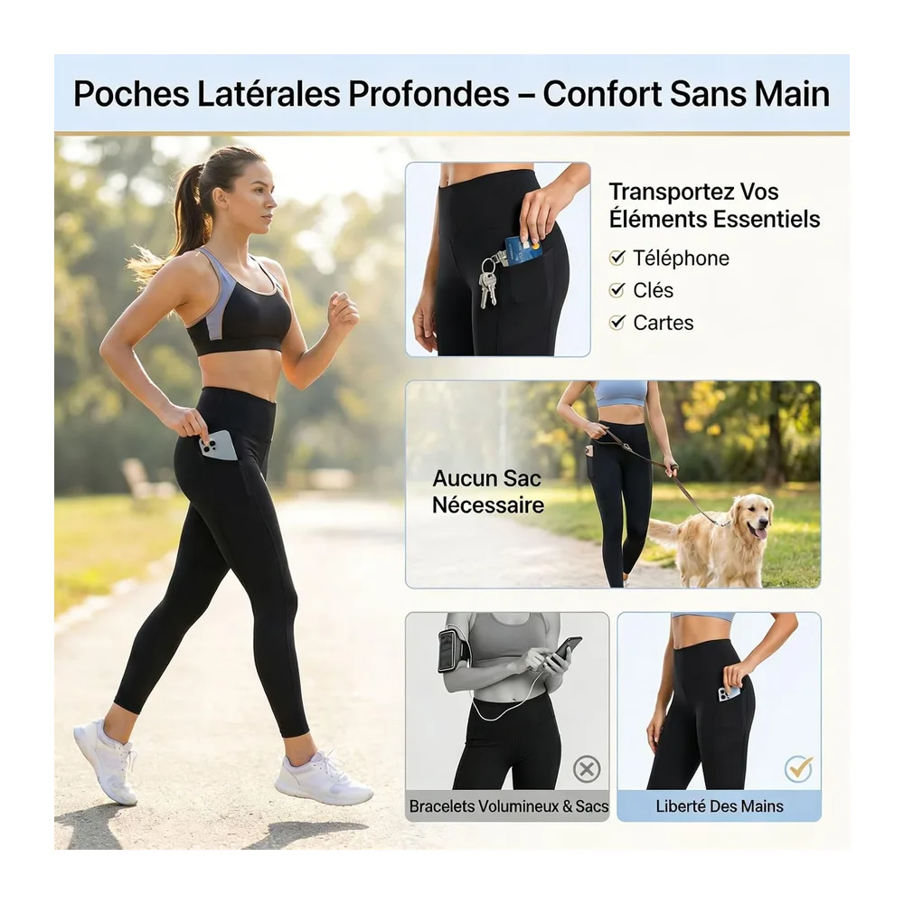 Leggings 3D Compression Slimming High Waist Seamless Sculpting Trousers with — Bleu Foncé