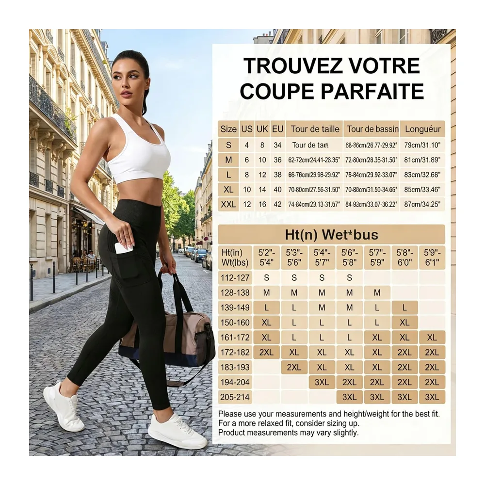 Leggings 3D Compression Slimming High Waist Seamless Sculpting Trousers with — Bleu Foncé